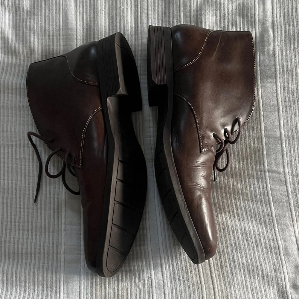 Cole Haan Dark Brown Chukka Boots